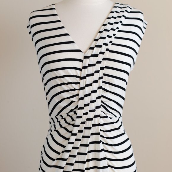 NWT Anthropologie Bailey 44 Stretchy Striped Body Con Dress - Picture 6 of 12